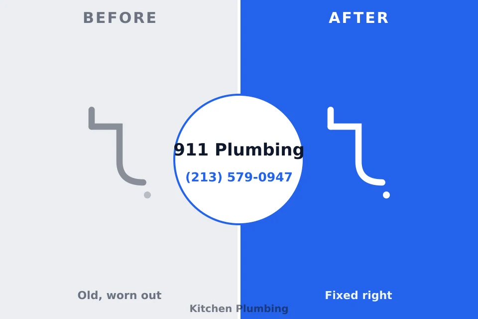 Before and after: plumbing repair Speers, PA